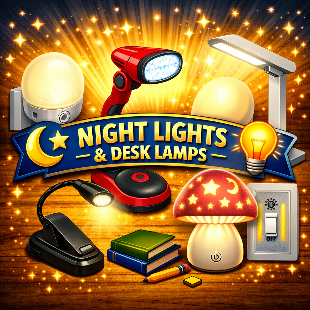 Night Lights & Desk Lamps