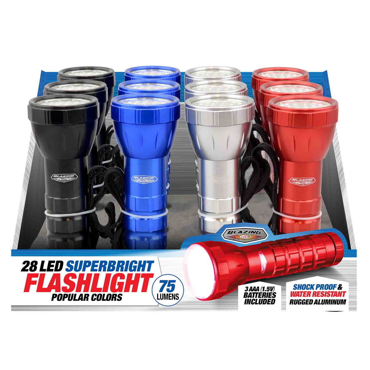 302499 - 28 LED Popular Colors Flashlight | Shawshank LEDz