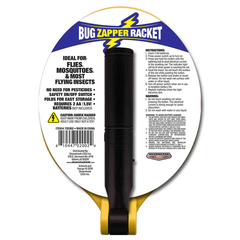 702002 - Folding Bug Zapper Racket