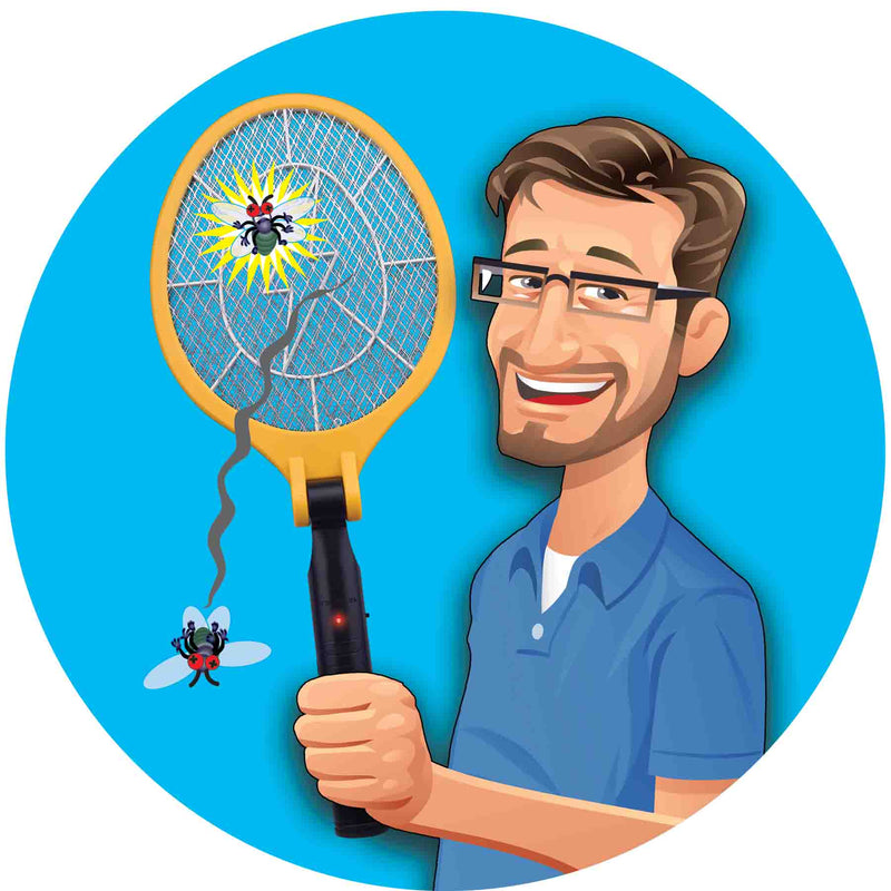 702002 - Folding Bug Zapper Racket