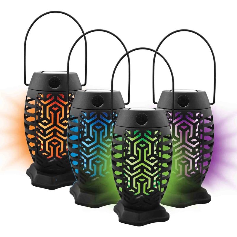 702022 - Mini Solar Flickering Color Lantern