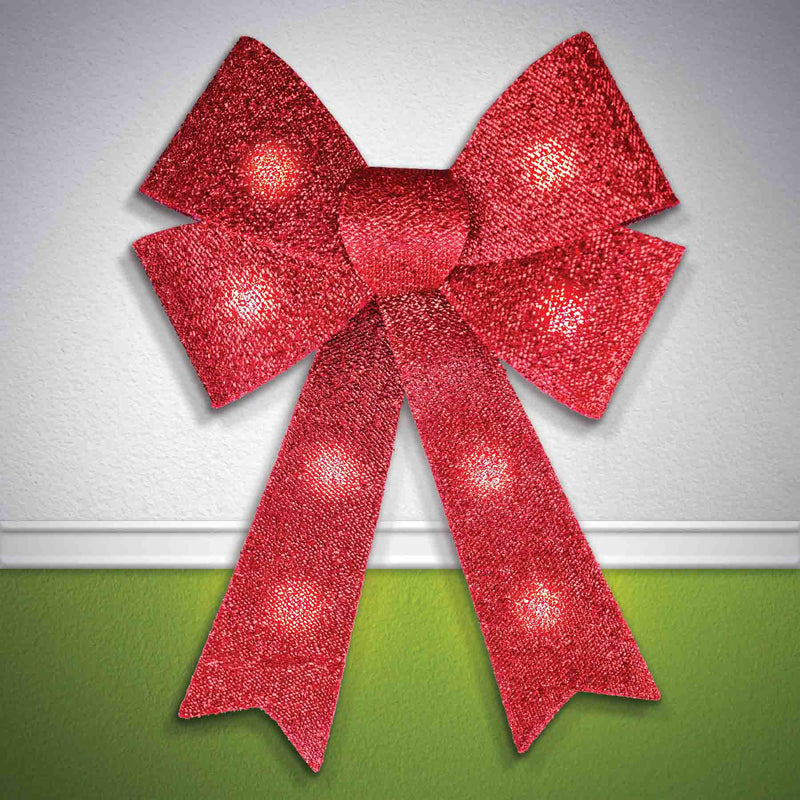 702095 - 8 LED Twinkling Decorative Bow