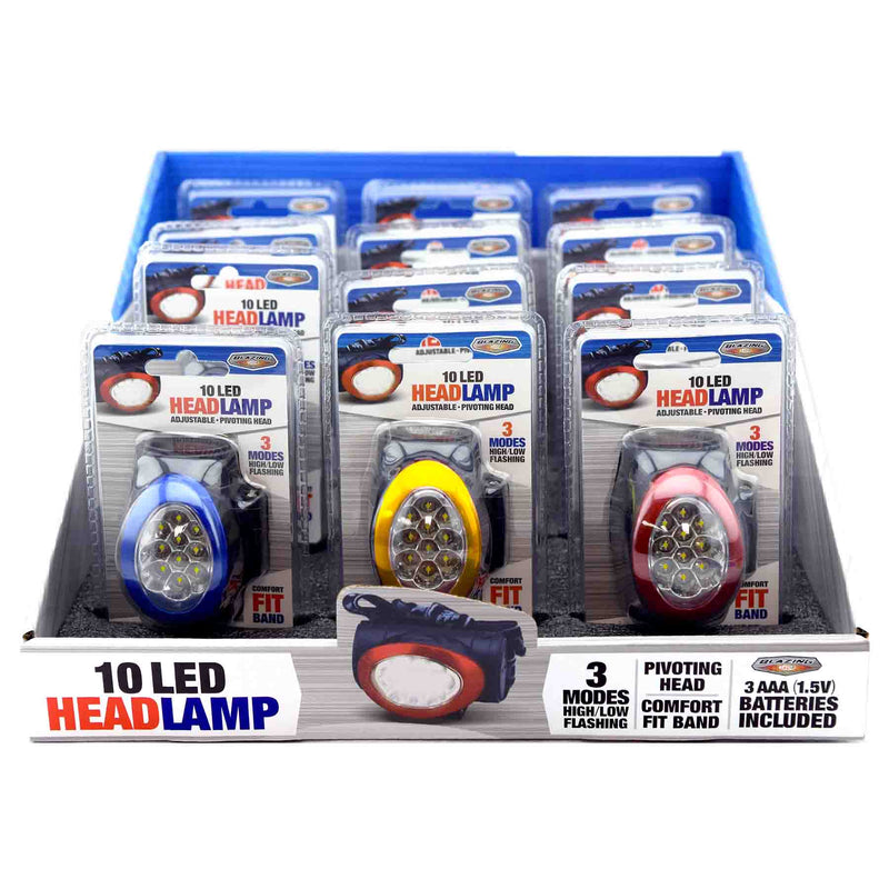 702101 - 10 LED 3 Function Headlamp