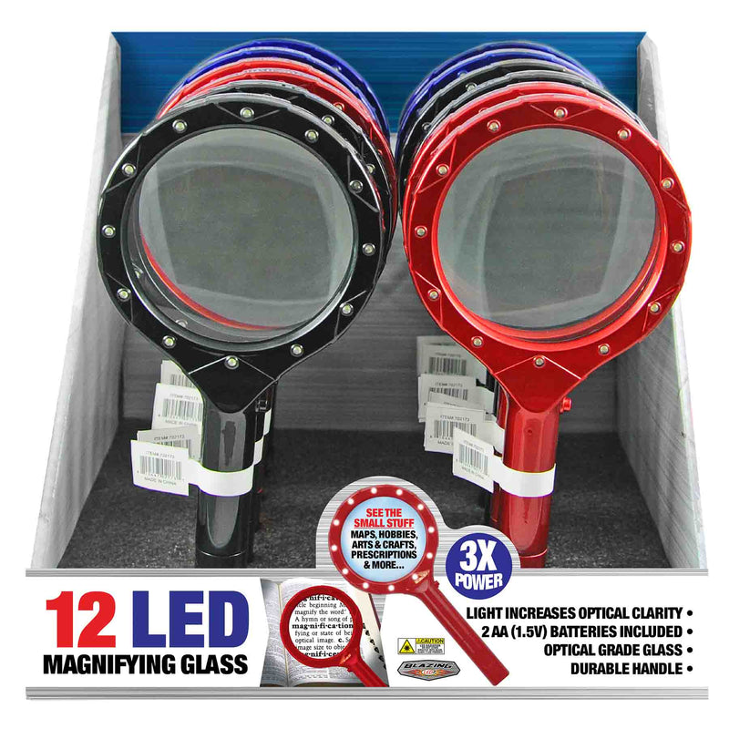702173 - 12 LED Magnifier