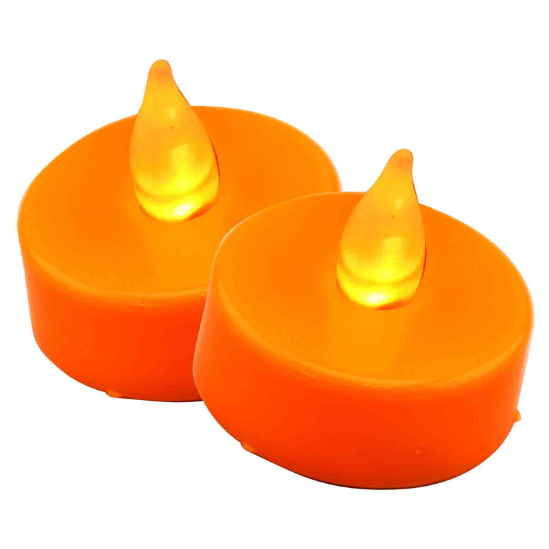 702199-12 - Halloween 2pk LED Tea Lights