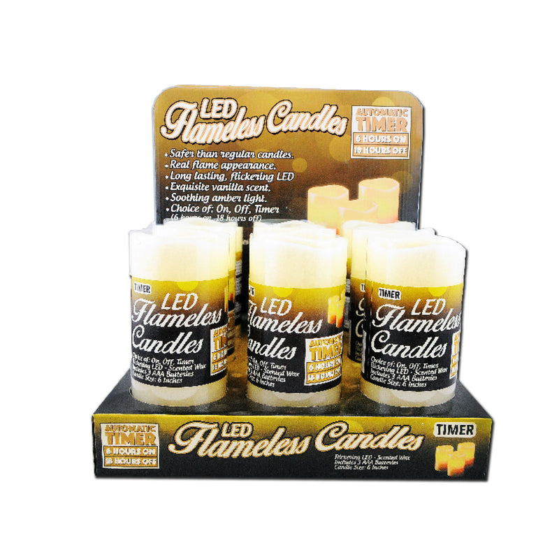 702240 - 6" Scented Pillar Candle