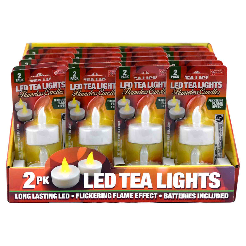 702262 - 2pk LED Tea Lights