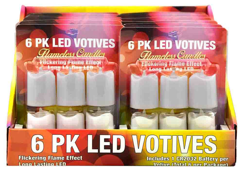 702263 - 6pk LED Votives