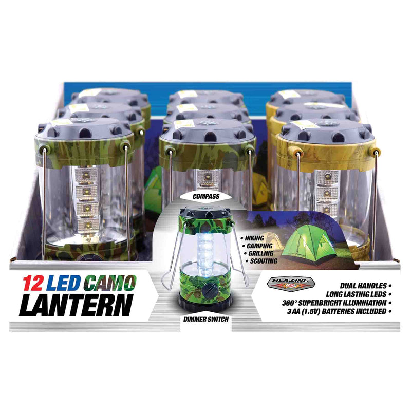 702279 - 12 LED Camo Lantern