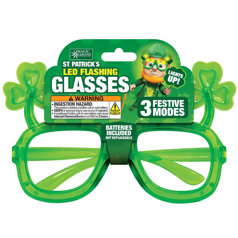 702292 - Shamrock Light Up Glasses