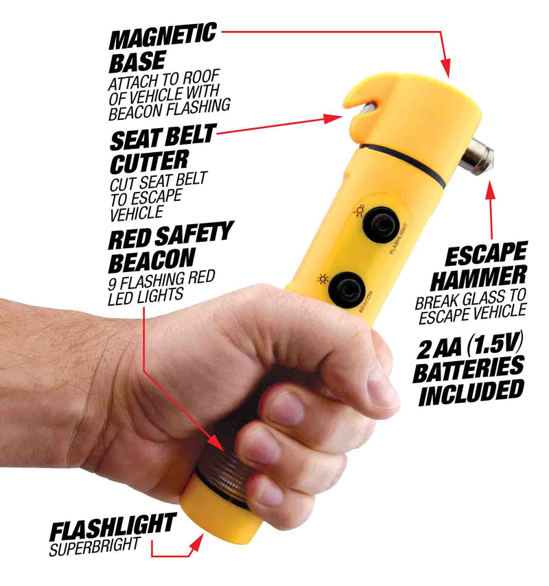 702324 - Auto Emergency Multi Tool Flashlight