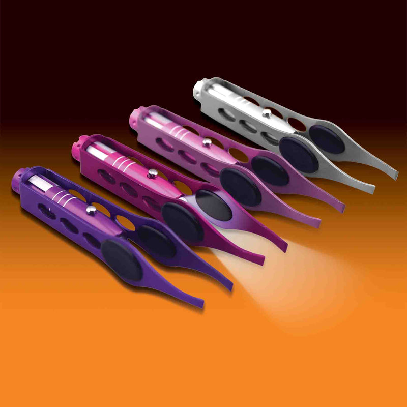 702342-CL - Light-Up Tweezer - Display Strip