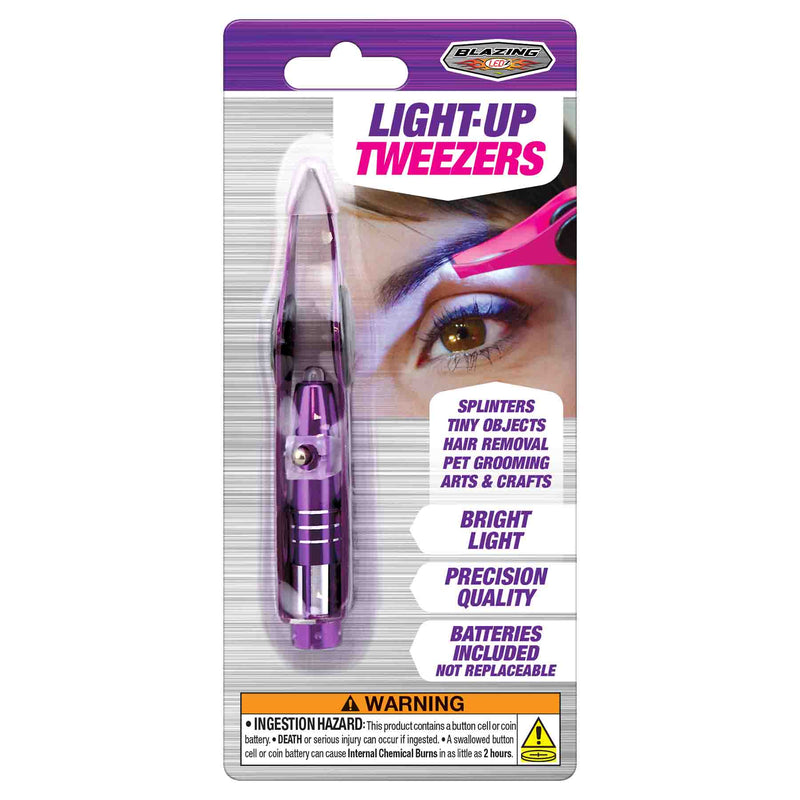 702342-CL - Light-Up Tweezer - Display Strip