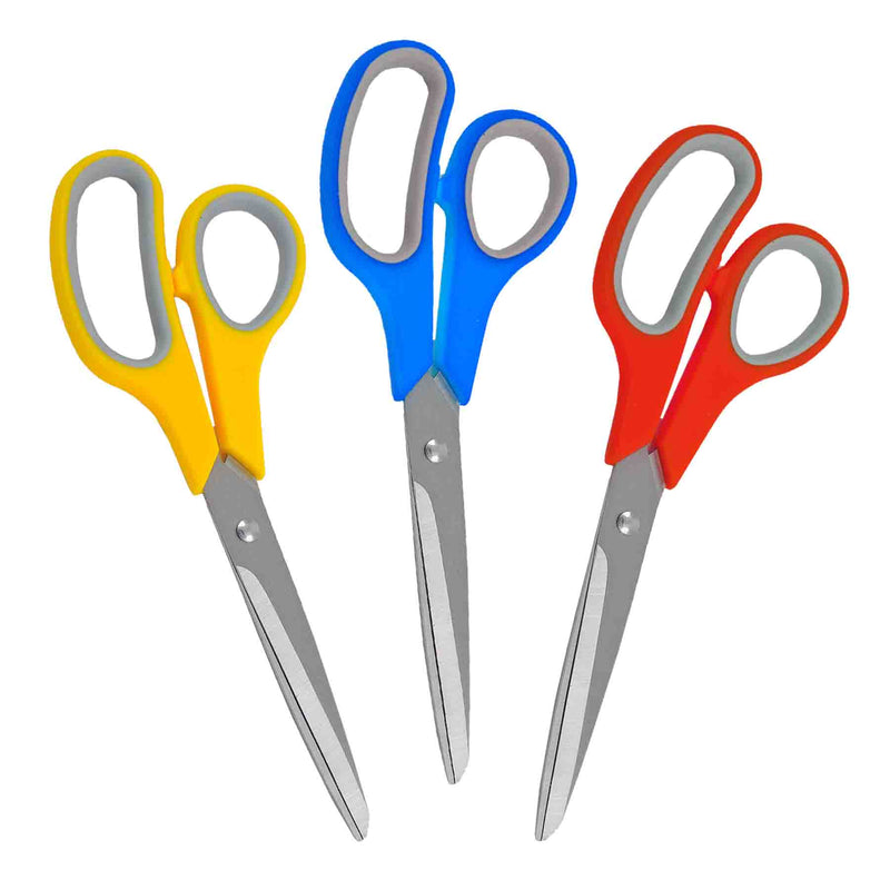 702351-CL - Cushion Grip Stainless Steel Scissors 8"