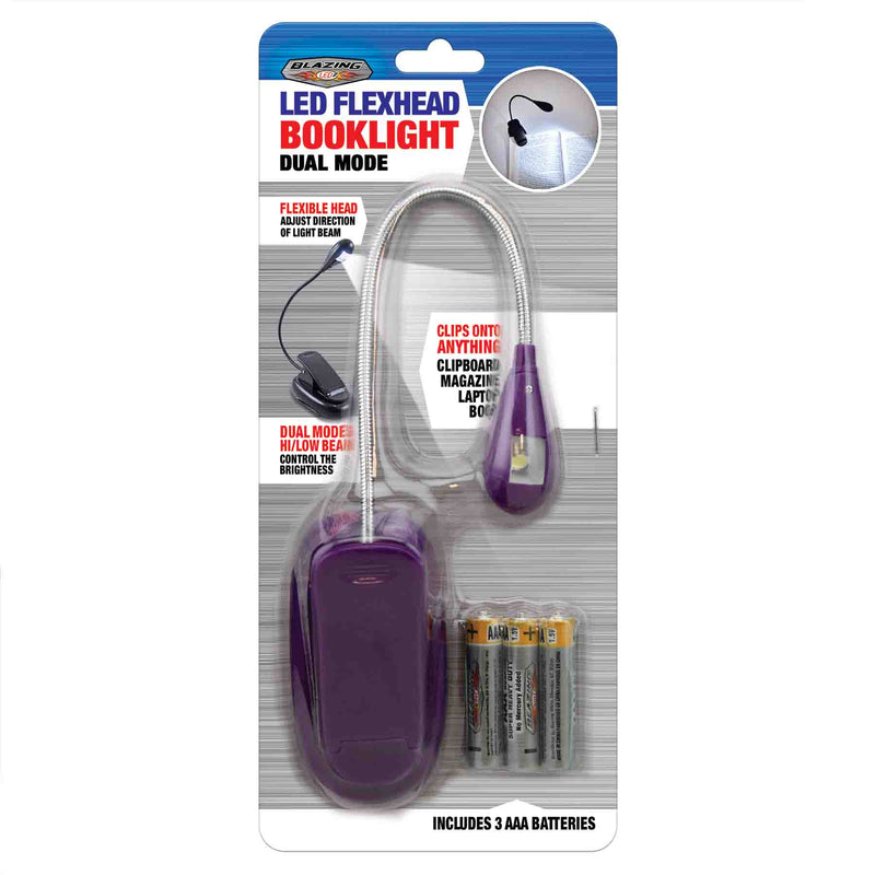 702354-CL - LED Flex Head Book Light - Display Strip