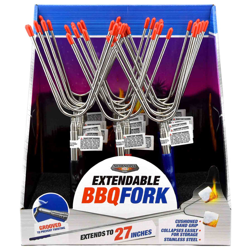 702359 - Extendable Stainless Steel BBQ Fork