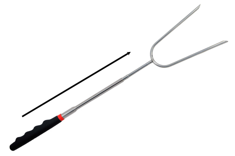 702359 - Extendable Stainless Steel BBQ Fork