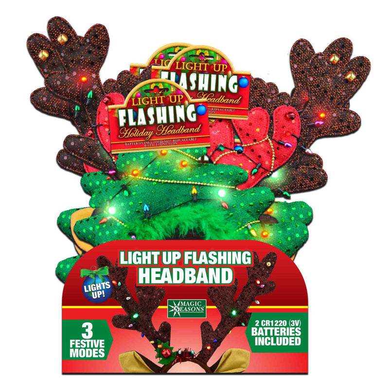 702374 - Light Up Holiday Headbands