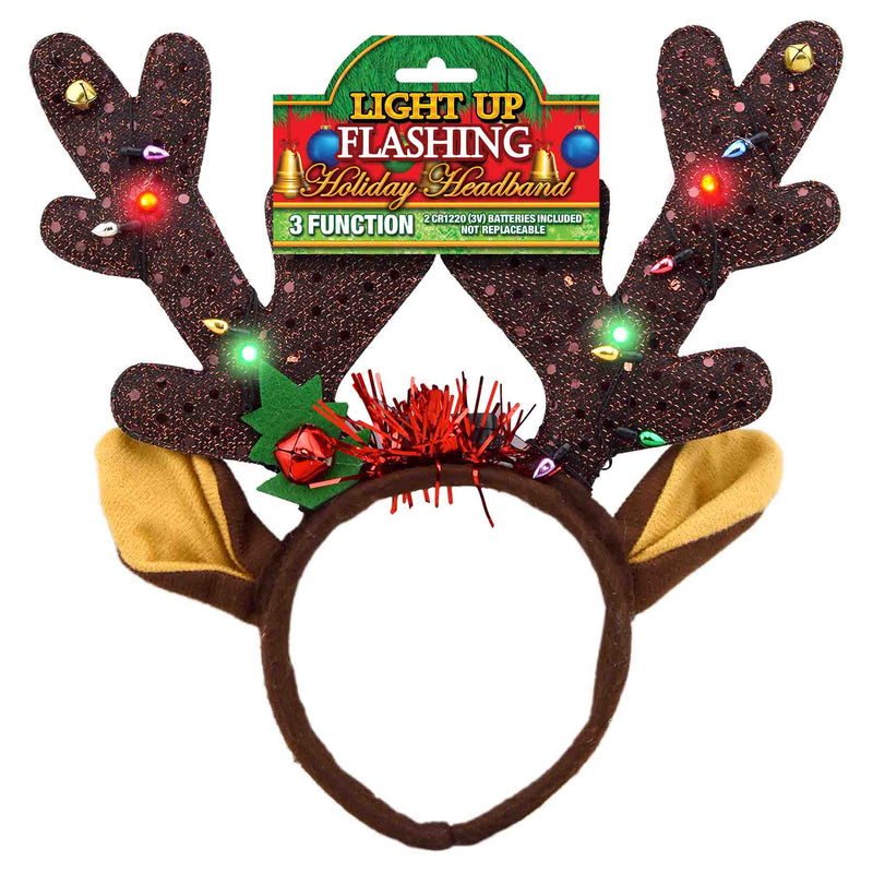 702374 - Light Up Holiday Headbands