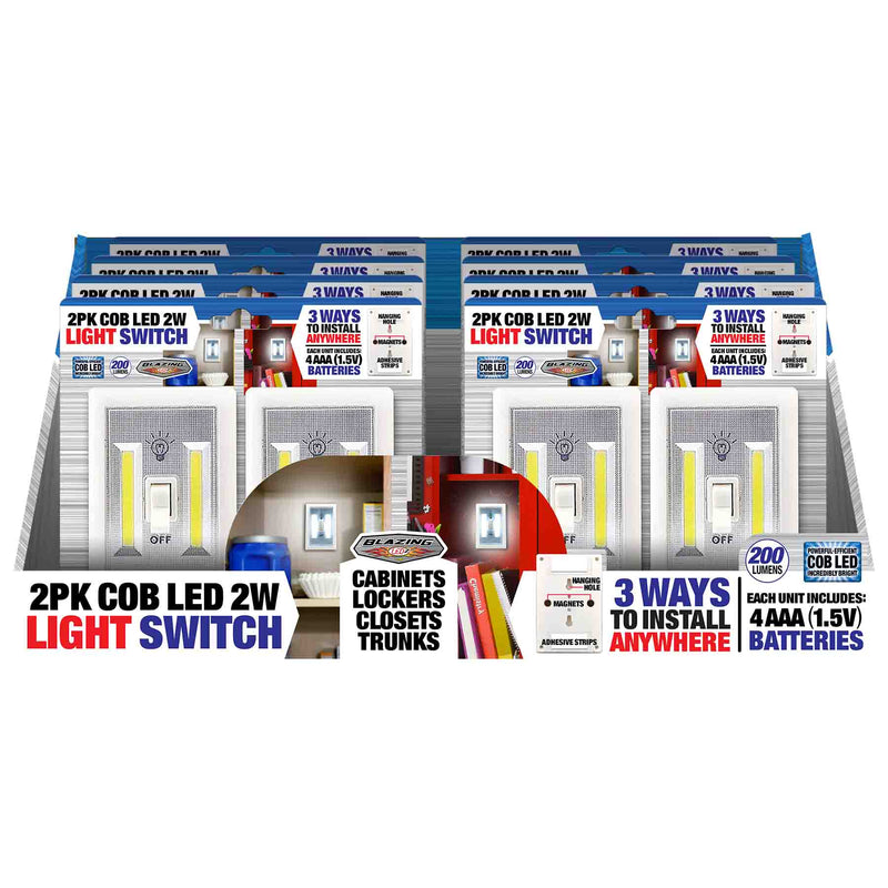 702389 - 2Pk COB Light Switch