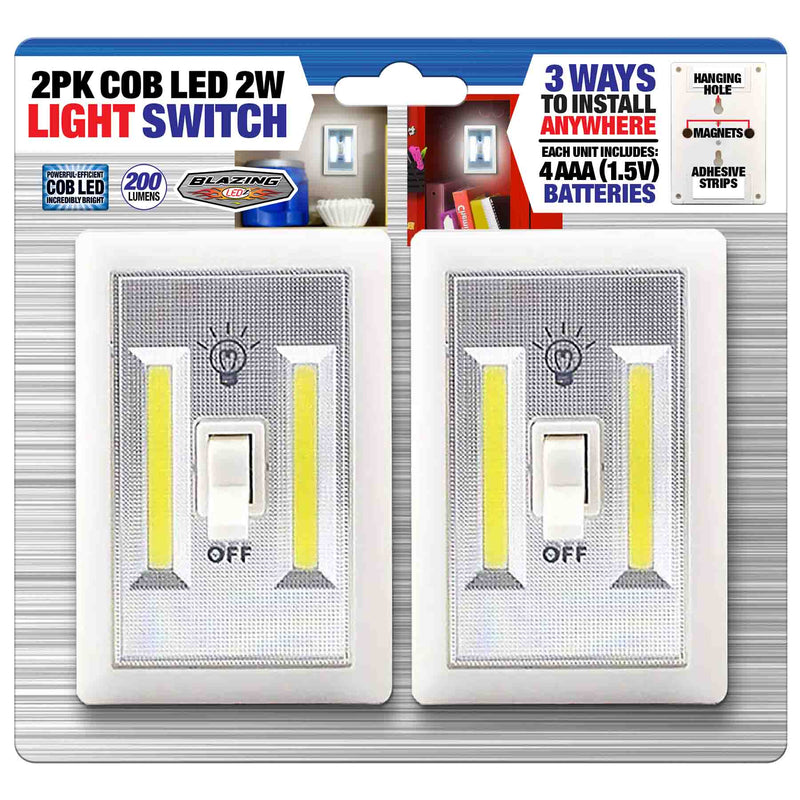 702389 - 2Pk COB Light Switch