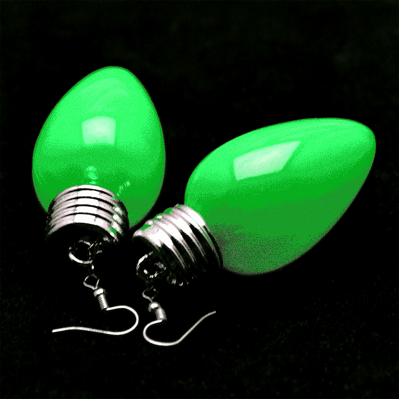702442 - Jumbo Flashing Earrings