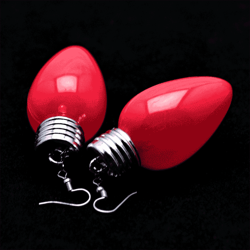 702442 - Jumbo Flashing Earrings