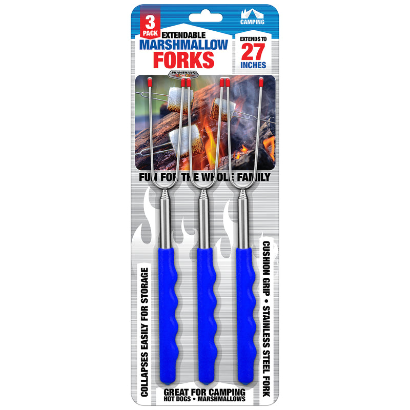 702480 - 3pk Extendable Marshmallow Fork