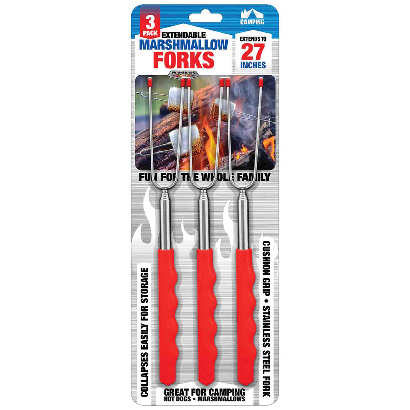 702480 - 3pk Extendable Marshmallow Fork