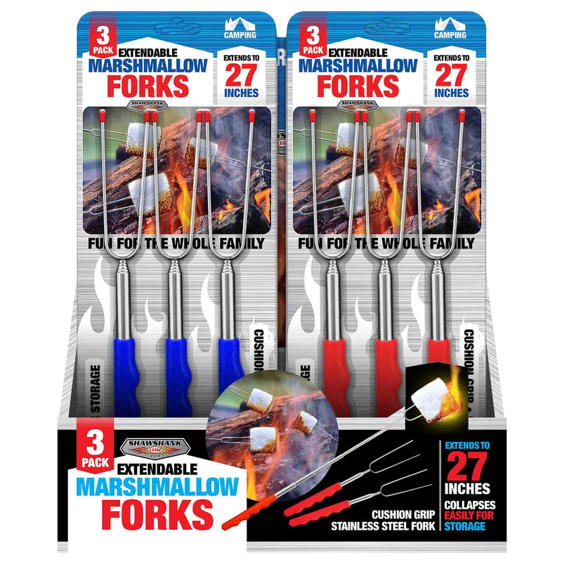 702480 - 3pk Extendable Marshmallow Fork