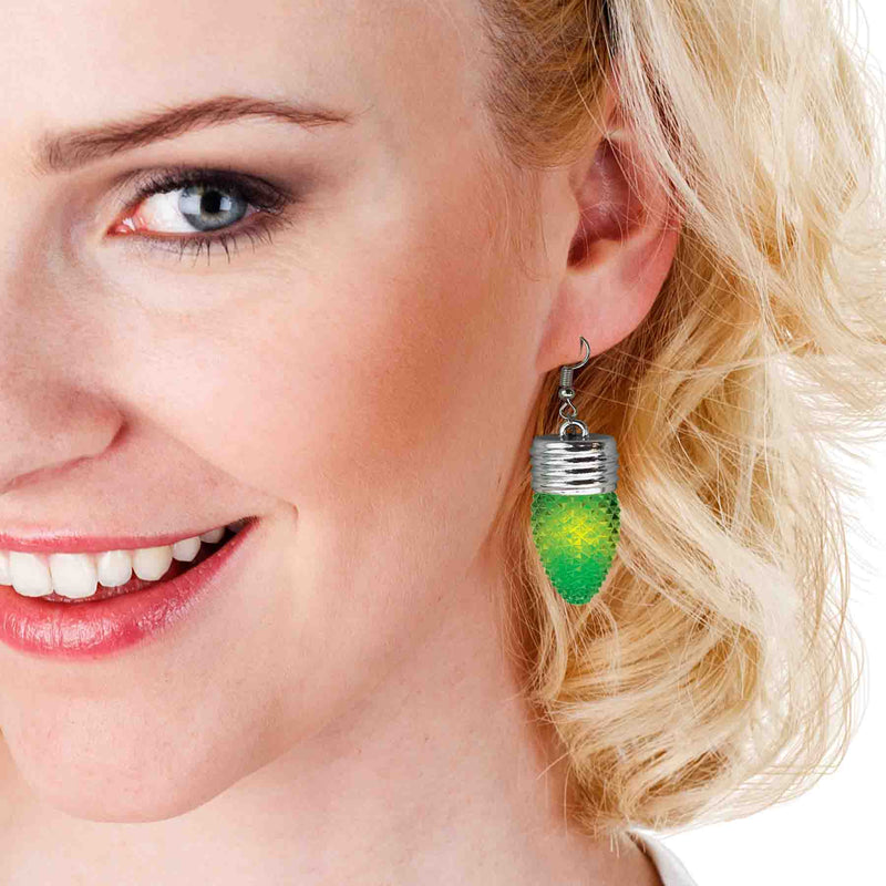 702528 - LED Classic Holiday Flashing Earrings