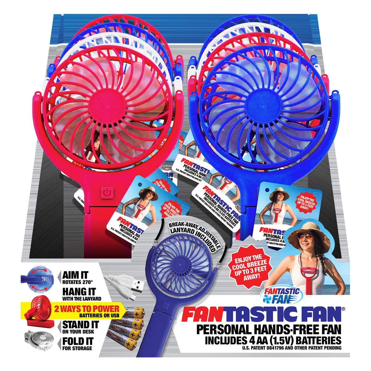 Fantastic Fan | Dual Power & Hands-Free | Shawshank LEDz