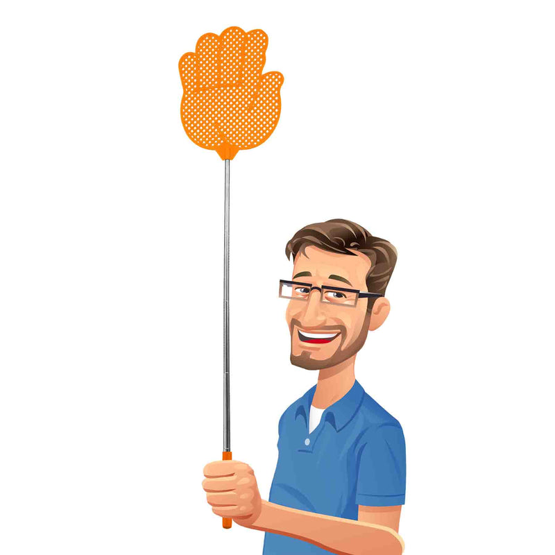 702593 - Extendable Big Hand Fly Swatter