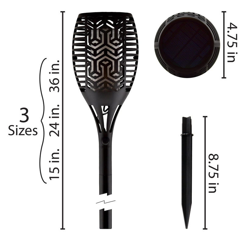 702624 - 96 LED Solar Torch
