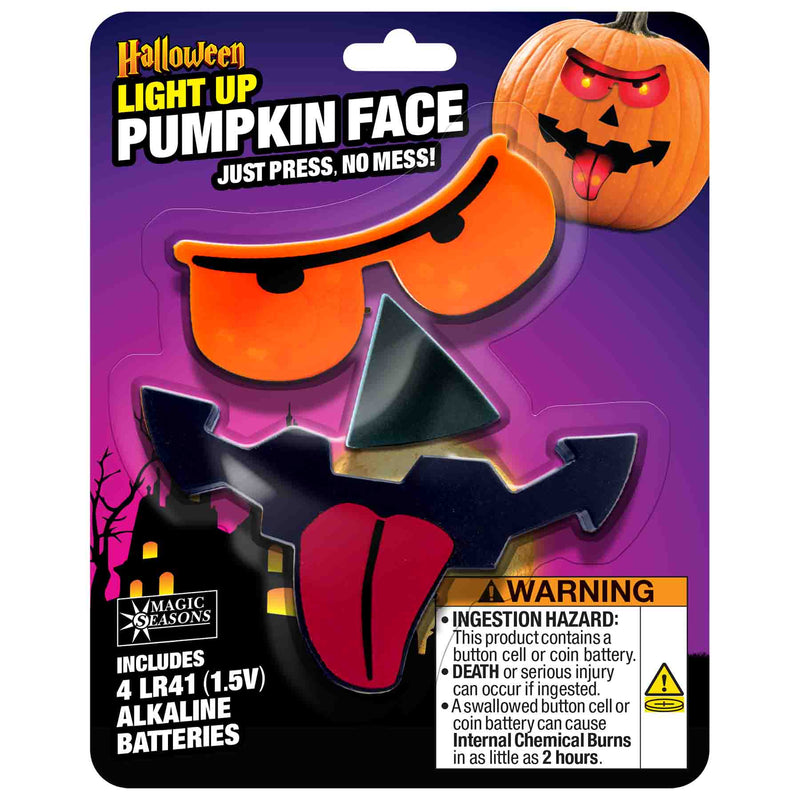 702632 - Halloween Light Up Pumpkin Faces