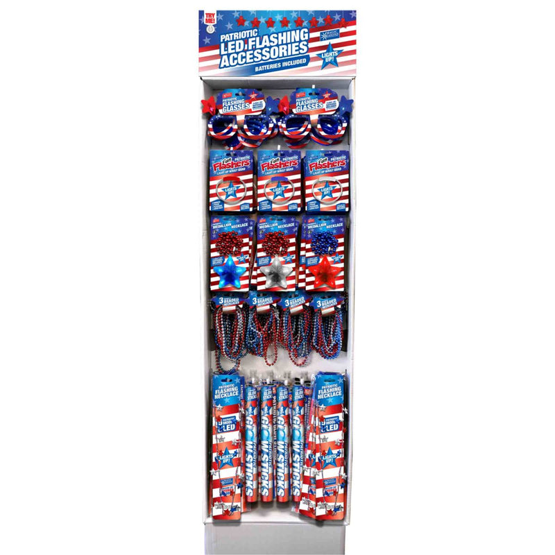 702679-91 - Patriotic Assorted LED Flashing Accessories