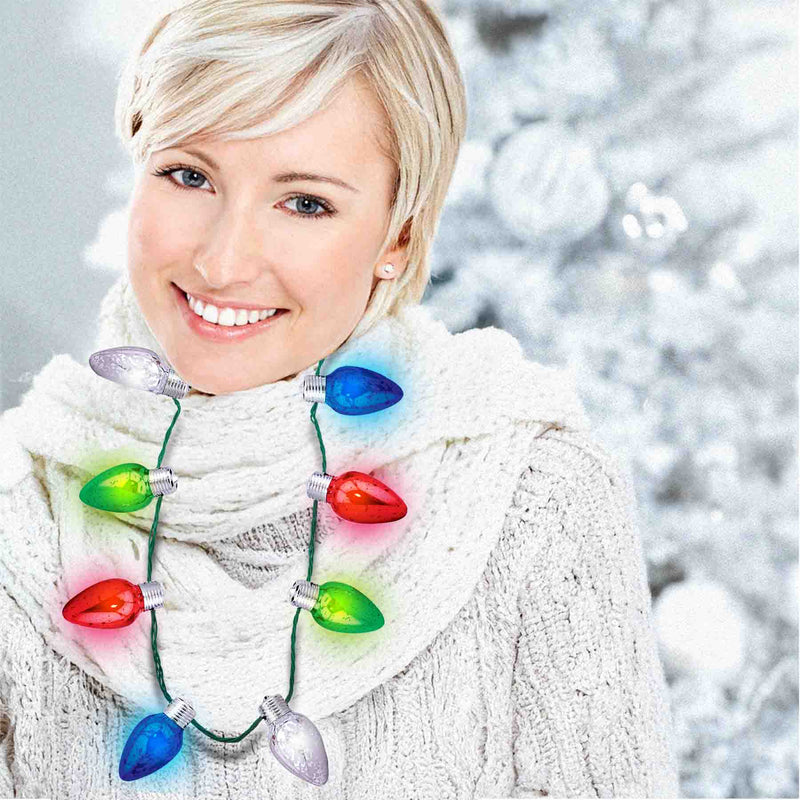 702816 - Speckled Big Bulb Necklace