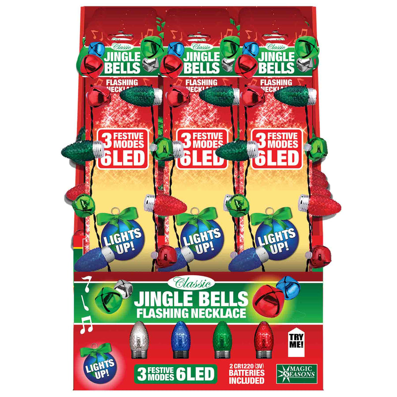 702818 - Jingle Bell Classic Bulb Necklace