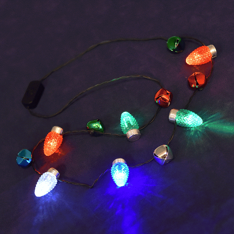 702818 - Jingle Bell Classic Bulb Necklace