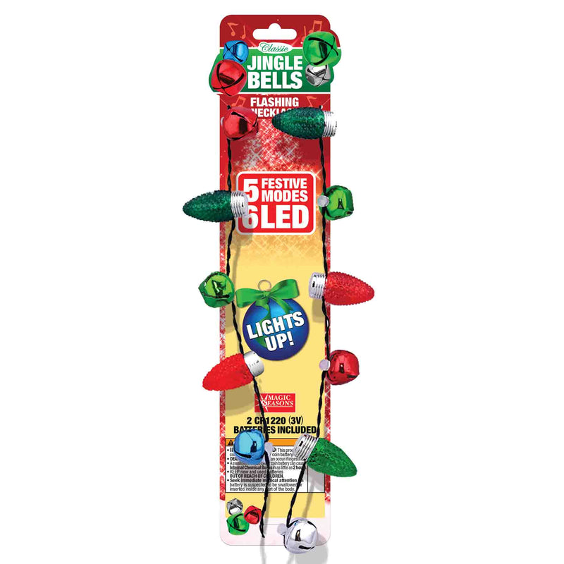 702848 - Mixed Christmas Flashing Necklace Floor Display