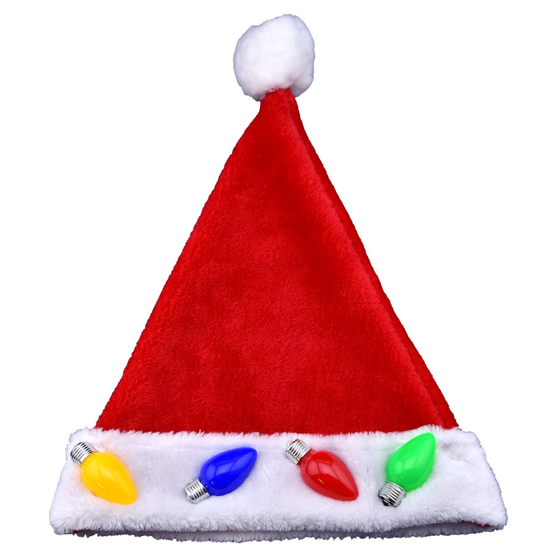 702831 - LED Plush Santa Hat