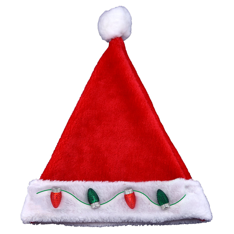 702831 - LED Plush Santa Hat