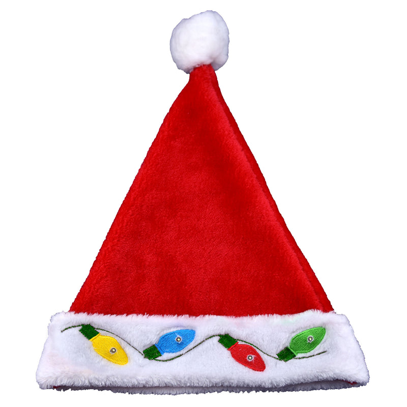 702831 - LED Plush Santa Hat