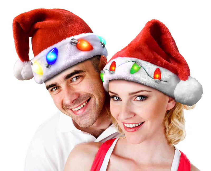 702831 - LED Plush Santa Hat