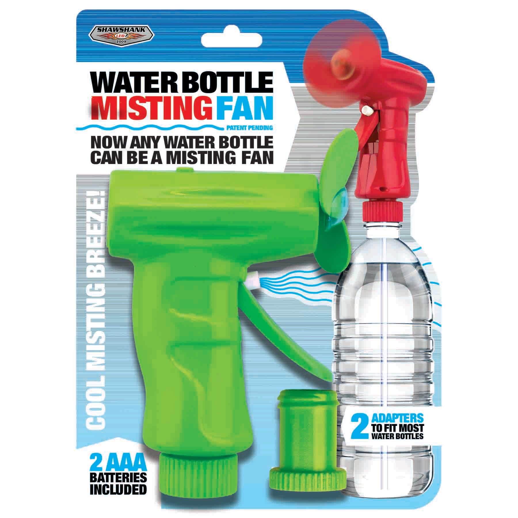Water Bottle Misting Fan Fits Most Bottles Shawshank LEDz Water Bottle Misting Fan Fits Most Bottles Shawshank LEDz