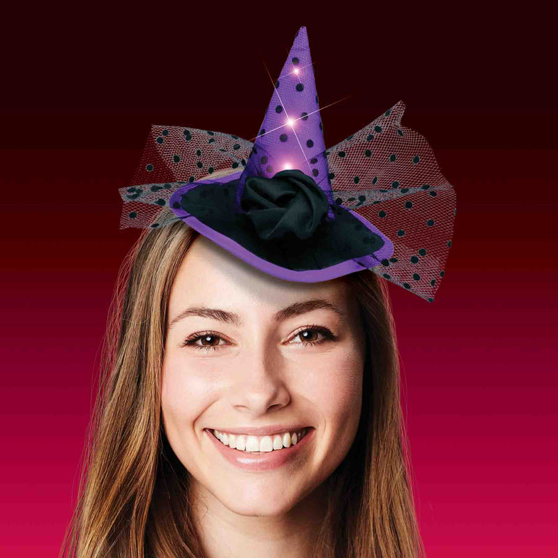 702907 - Halloween 5" Witch Hat Headbands