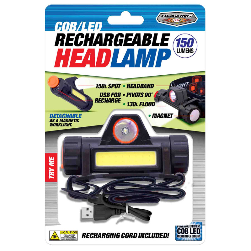 768000 - COB/LED Rechargeable Headlamp