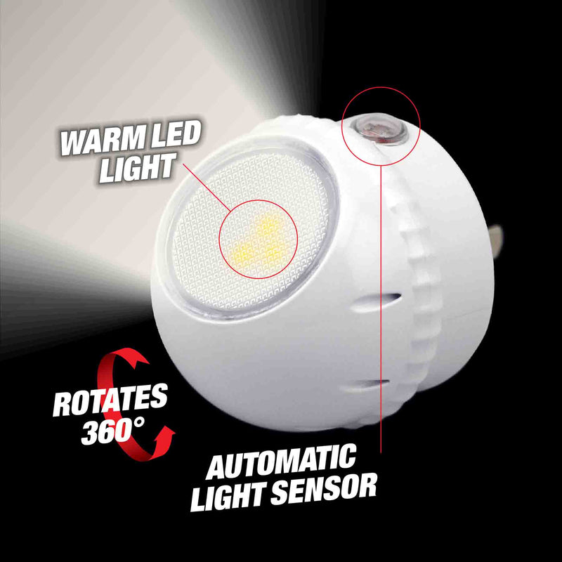 768024-CL - Swivel Nightlight - Display Strip