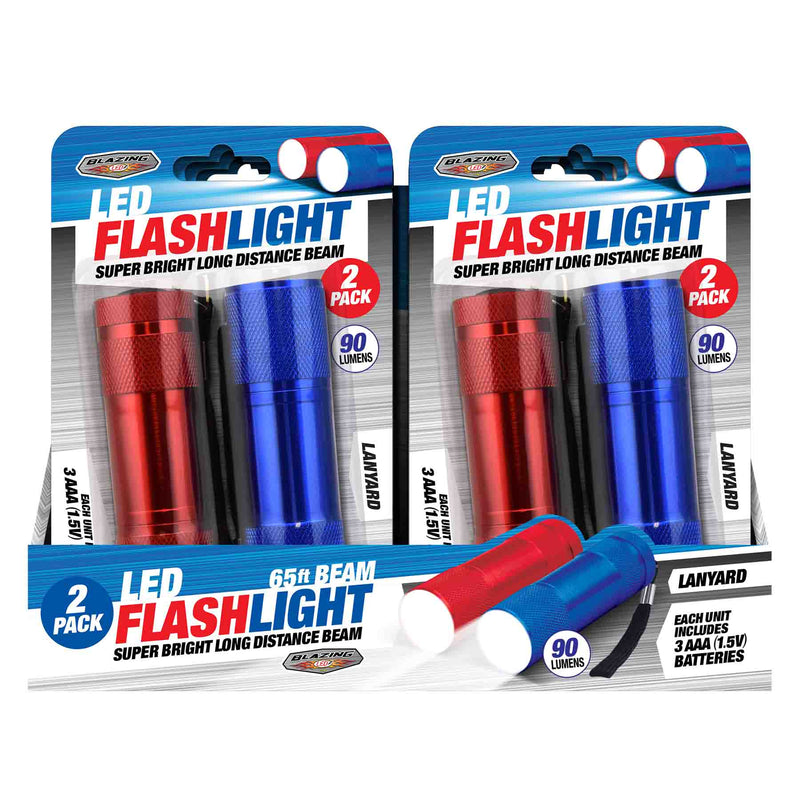768032 - LED Flashlight - 2 Pk Blister