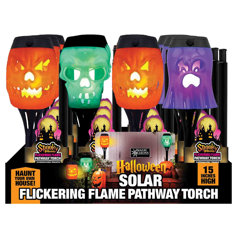 768035 - Halloween Solar Flickering Flame Stake Lights